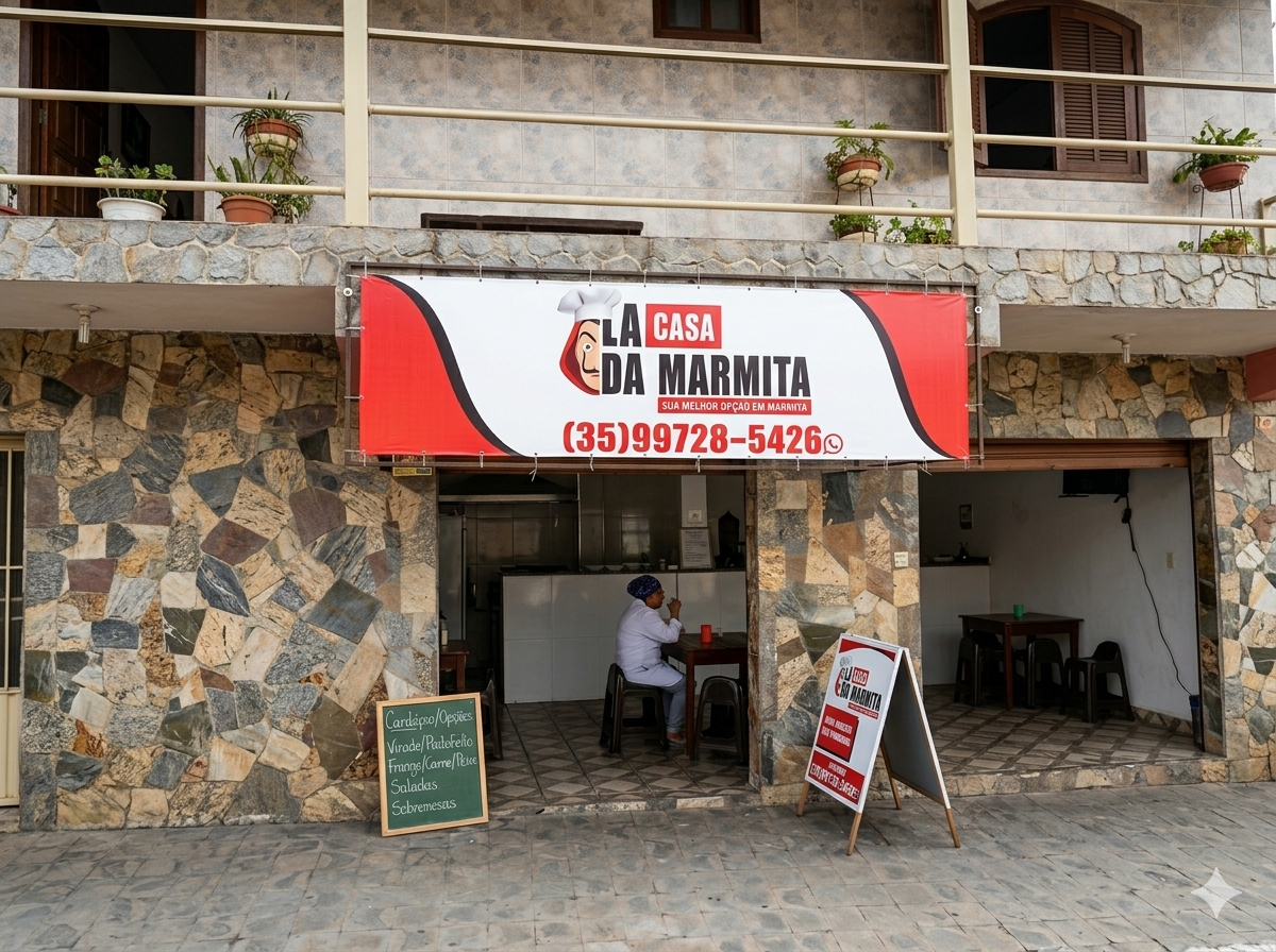 Lá Casa da Marmita - fachada